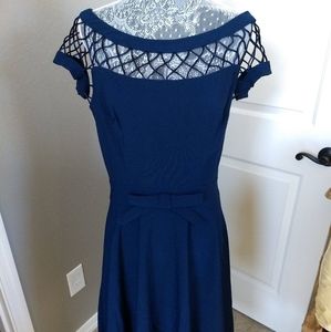 Blue cocktail dress